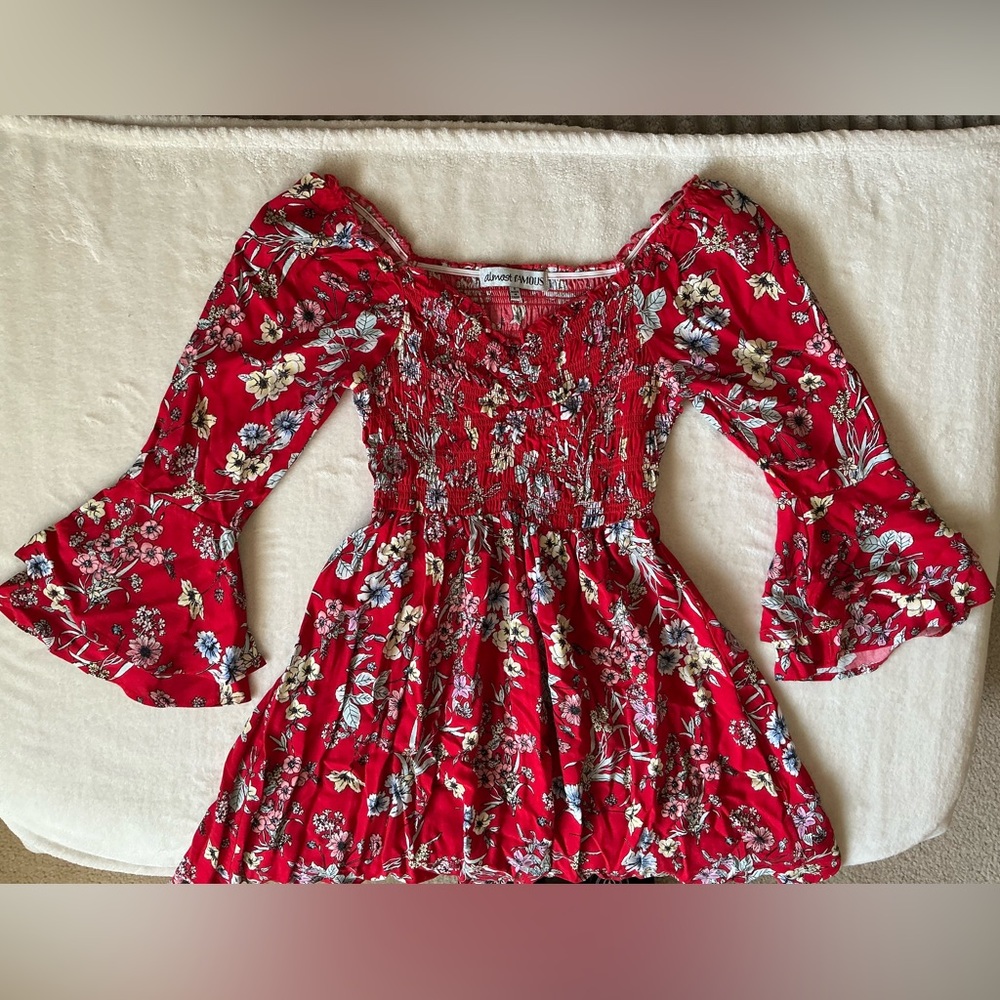 Almost Famous Floral Dress